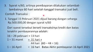 Syarat Pembayaran dan Potongan Harga Akuntansi Perusahaan Dagang [upl. by Peugia]