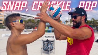 Where To Hit A Volleyball  Hand Contact 101 [upl. by Mariam]