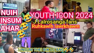 J Lalrosanga tantu a fans te video viral lawrkhawm Insum ahar ngar ngar hle🤣🤣 Reaction [upl. by Ainotal]