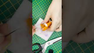 Felting a ginger kitten httpsmeadowandoceanetsycom etsy [upl. by Demakis657]