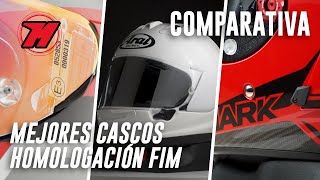 TOP 3 mejores cascos RACING del momento con HOMOLOGACIÓN FIM 🔝🤯 [upl. by Ssac]