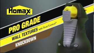 Homax® Pro Grade Knockdown Wall Texture [upl. by Elmira]