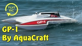 AquaCraft GP1 Ultra Hydroplane RC Boat Review [upl. by Isidoro]