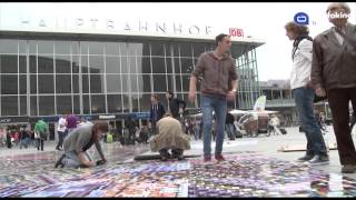 Gigantische Lomographie vor dem Kölner Hauptbahnhof [upl. by Naffets428]