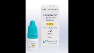 PHARMACOLOGY OF Bimatoprost Lumigan Latisse Overview Pharmacokinetics Uses Mechanism of action [upl. by Delcine]