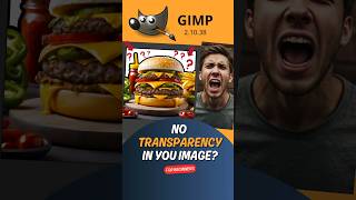 No Transparency in Your Image in GIMP Find the solution in this video [upl. by Angadreme]