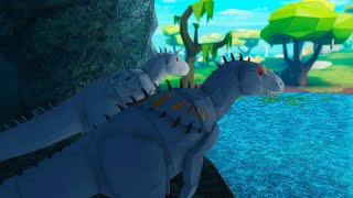 Irmãos INDOMINUS REX Utahraptor MUTANTE  Prehistoria ROBLOX PTBR [upl. by Acyre]