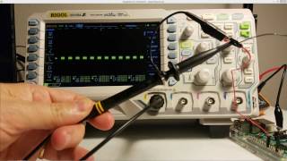 Rigol Oscilloscope Probe 1x 10x Attenuation Settings [upl. by Akcirderf]