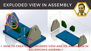 How to Create an Exploded View of an Assembled Part in SolidWorks A StepbyStep Guide [upl. by Abdel343]