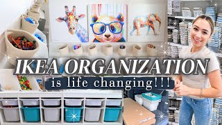 2024 IKEA ORGANIZATION TRANSFORMATION 😱 Affordable Organization Ideas  Ikea Shop with Me [upl. by Wilmer]