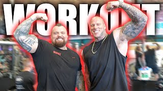 Training With MARTYN FORD  Eddie Hall [upl. by Fabrianne389]