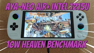 Aya Neo Air Plus  intel i3 1215U  Heaven Benchmark [upl. by Yaresed]