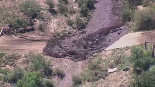 Flash floods tear across Arizona desert [upl. by Samella]