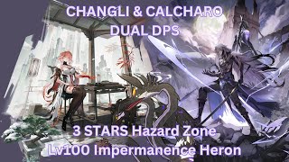 CHANGLI S0 amp CALCHARO S0 vs Lv100 Impermanence Heron  Wuthering Waves Tower of Adversity [upl. by Lletniuq]