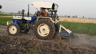 Swaraj 744 4x4 New Tractor Testing [upl. by Ecirtaemed]