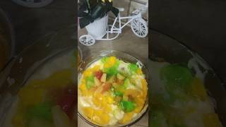 Fruit triflesweetrecipe custard custardrecipe trifle triflerecipe todayspecial [upl. by Hairabez997]