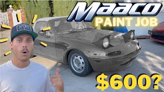 MAACO 600 MIATA PAINT JOB ROUND 2 [upl. by Sheaff461]