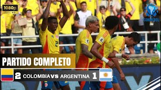 🟡 CAYÓ ARGENTINA 😳 COLOMBIA VENCE A LOS ARGENTINOS ELIMINATORIAS CONMEBOL  simulation🎮 [upl. by Mount262]