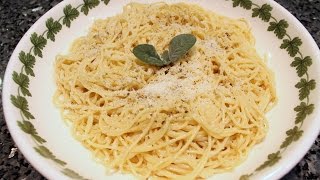 Spaghetti alla Gorgonzola Recipe  OrsaraRecipes [upl. by Eudoca]