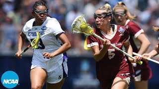 Boston College vs Northwestern 2024 NCAA womens lacrosse championship highlights [upl. by Enaffit]