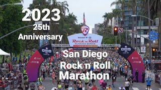 San Diego 2023 Rock n Roll Half Marathon [upl. by Ojaras]