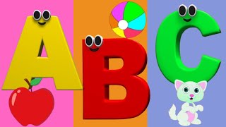 The Letter A Song  ABC Songs for Kids  Learn the alphabet [upl. by Lekkim570]