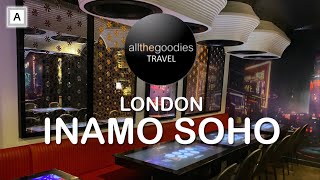 Inamo Soho  cool restaurant with upgraded technology London  Allthegoodiescom [upl. by Edyaw]