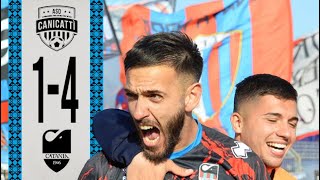 Canicattì 14 Catania  Highlights  Serie D Girone I 202223 [upl. by Sahcnip]