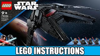 LEGO Instructions  Star Wars  75336  Inquisitor Transport Scythe [upl. by Converse]