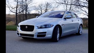 2017 JAGUAR XE REVIEW LUXURY CAR IN A SMALL PACKAGE [upl. by Neetsirhc592]