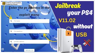 How to Jailbreak ps4 V1102 without USB [upl. by Itsrejk]