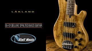 Lakland 5501 Deluxe Spalted Bass Guitar [upl. by Binnie975]