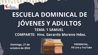 Escuela Dominical 27Oct2024 [upl. by Akemed]