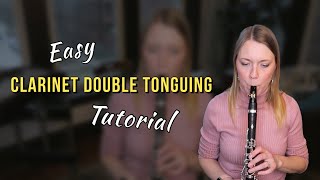 Easy Double Tonguing Tutorial for Clarinet [upl. by Lasonde404]