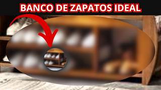 Cómo CREAR un BANCO de ZAPATOS IDEAL en SOLO 3 PASOS 🛠️  DIY CARPINTERÍA para ORGANIZAR tu HOGAR 🚪 [upl. by Alimrahs564]