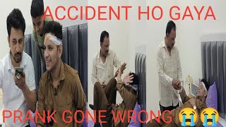 ACCIDENT PRANK ON DADDY 😭   GONE WRONG [upl. by Notle906]