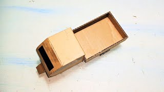 How to make three wheel Truck with Cardboard [upl. by Alieka]