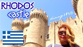 PALACE OF THE GRAND MASTER OF THE KNIGHT OF RHODES RHODES CASTLE [upl. by Amalle]