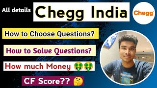 All about Chegg India🔥 How to Choose Questions  How to Solve  How to Maintain CF Score ☑️ [upl. by Tatum180]