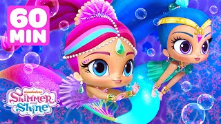 Shimmer and Shines Magical Mermaid Rescues 🧜‍♀️ 1 Hour Compilation  Shimmer and Shine [upl. by Friedland]