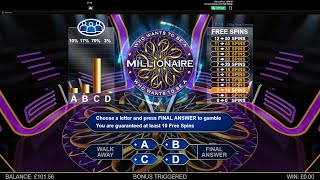 20240808 2030BST Who Wants to Be a Millionaire Megaways™  2 bonuses and base game wins [upl. by Ravahs]