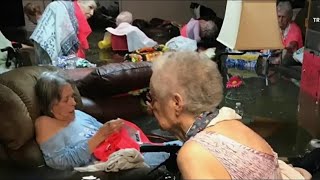 Startling Image of Flooded Texas Nursing Home Prompts Rescue  NBC Nightly News [upl. by Bible]