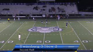 Twinsburg High School Boys Soccer v Stow 10824 [upl. by Leirbaj]