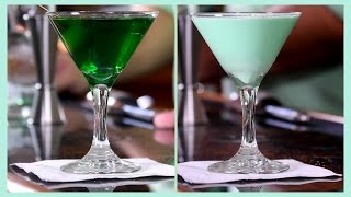 ☘️ 2 Saint Patricks Day Drinks ☘️ Grasshopper vs Everybodys Irish Cocktail [upl. by Mozelle787]