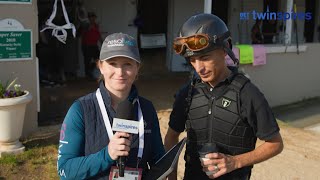 Rosie Napravnik speaks with jockey John Velazquez backside at Churchill Downs [upl. by Bacon]