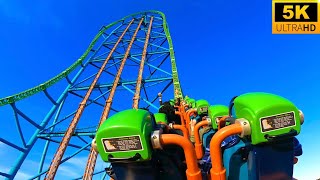 Kingda Ka POV 5K Back Row World’s TALLEST Roller Coaster Six Flags Great Adventure Jackson NJ [upl. by Nemsaj]