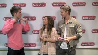 Ashley Tisdale amp Austin Butler  Sharpays World  Radio Disneys Celebrity Take with Jake [upl. by Yroggerg525]