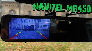 Kamera do auta v zrcátku recenze  NAVITEL MR450 GPS Chytré zrcátko [upl. by Attennaj]