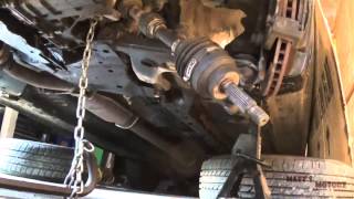 Transmission Removal 2002 Mitsubishi Lancer [upl. by Duggan]