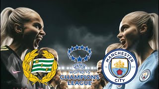 Hammarby Women vs Manchester City WomenUEFA Womens Champions League [upl. by Garth]